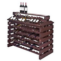 Modularack  Pro Stained Island Deluxe Fixture (144 Bottle Rack)